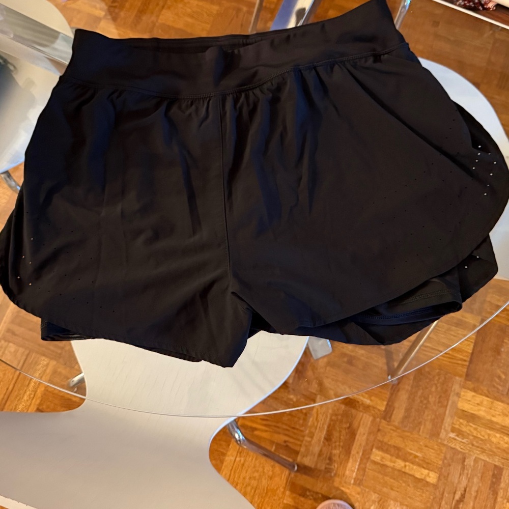 All in Motion XXL Workout Shorts with built in bike shorts- black